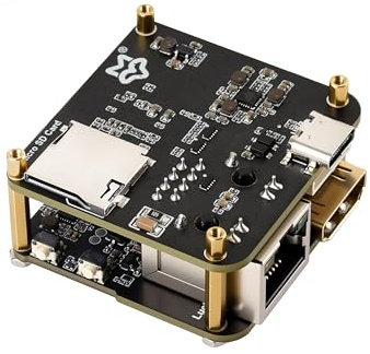 Luckfox PicoKVM, herramienta compacta de gestión remota KVM IP, compatible con entrada de video HDMI de 1920 × 1080 @ 60 fps y salida de señal HID para un control eficiente del dispositivo, puerto USB