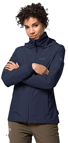 Jack Wolfskin Stormy Point Jacket W andningsbar regnjacka för kvinnor (1 st)