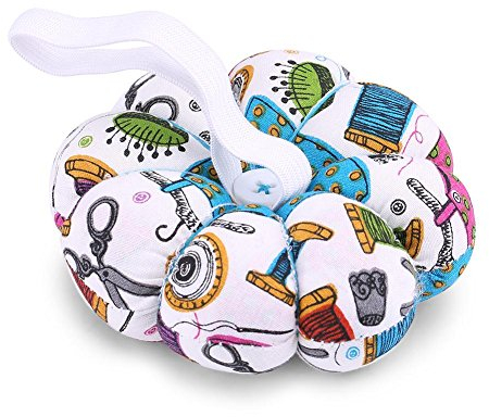 Nadelkissen, Kreativ Pumpkin Wrist Pin Cushions Tragbare Nadelkissen, 4 Farben Optional(#1)