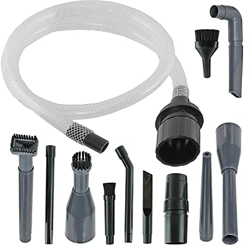 SPARES2GO Complete Micro Tool Kit Mini Attachments Set Compatible with Numatic Henry Hetty Vacuum Cleaner 32mm PC Desk Car
