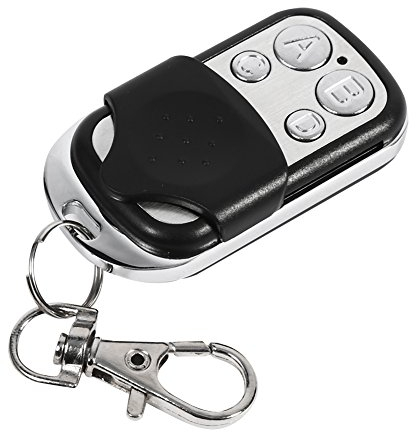 Tbest Portachiavi Telecomando Wireless, Clonazione Elettrica Universale Cancello Allarme Wireless Apriporta Garage Portachiavi Telecomando 433 MHz Portachiavi Sostitutivo