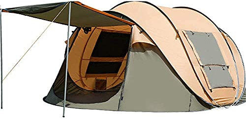 Tende da campeggio 2-5 persone Lancio automatico 1 secondo Pop-up Impermeabile Escursionismo all'aperto Tenda da spiaggia Protezione solare Famiglia Teepee