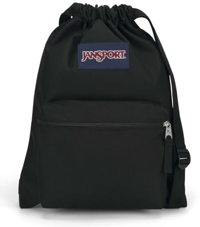 JanSport DRAWSACK Kleiner Rucksack, Black (Schwarz)