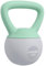 SPORTNOW Soft Kettlebell, 4kg Kettle Bell with Non-Slip Handle for Home Gym Weight Lifting and Strength Training, Grey and Green