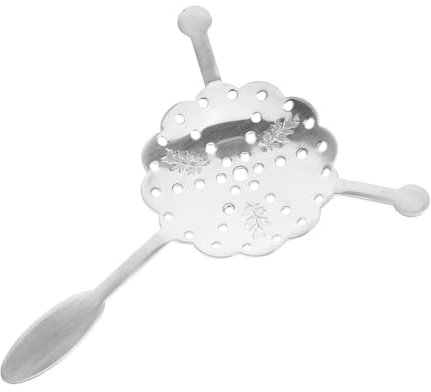 HAWILLOSCH Stainless Steel Absinthe Spoon Dripper Hollow-Out Sugar Spoon for Bar Elegant Party Accessory