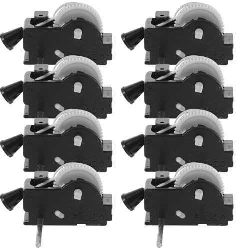 HOOTNEE Mecanismo de Juguete de Cuerda 10 Piezas para Bricolaje y Recambios de Coche, Movimiento Compacto de Plástico Resistente, Accesorios para Vehículos y Manualidades Infantiles