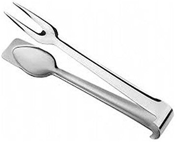 Professional Stainless Steel Roasted Meat Tong Fork 8