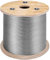 VEVOR T316 Stainless Steel Cable 1/8 7x7 Steel Wire Rope Cable 500FT Cable Railing Transport Wire Rope Cable for Railing Decking DIY Balustrade