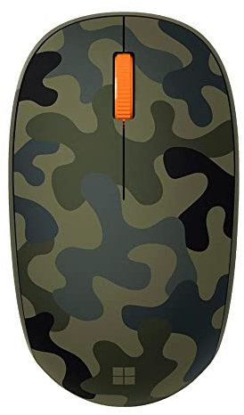 Microsoft Bluetooth Mouse - Forest Camo. Compact, Comfortable Design, Right/Left Hand Use, 3-Buttons, Wireless Bluetooth Mouse for PC/Laptop/Desktop, Works with for Mac/Windows Computers