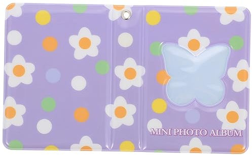 BATHVEVE Mini Fotoalbum Mit Schmetterlingsdesign Praktischer Kartenaufbewahrung Fotoalbum Für Handliches Erinnerungsalbum Für Und Besondere Anlässe