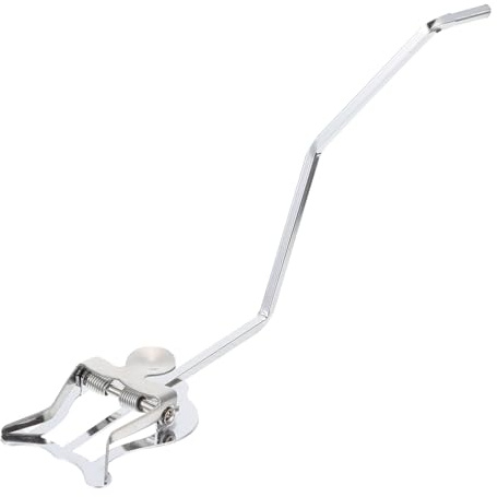 Cabilock Metal Plated Flat Key Alto Horn Music Holder Lyre Instrument Accessory Portable Marching Score Clamp for Baritone Players