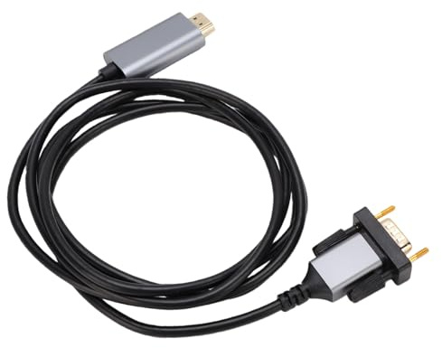 TIKATARER Till VGA-kabel 6,56 Fot, 1080p 60Hz VGA-kabel med Guldpläterade Kontakter, Aluminiumhölje för Stabil Signalkonvertering