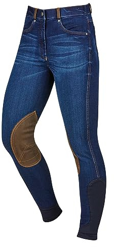 Dublin Shona Knee Patch Denim Breeches