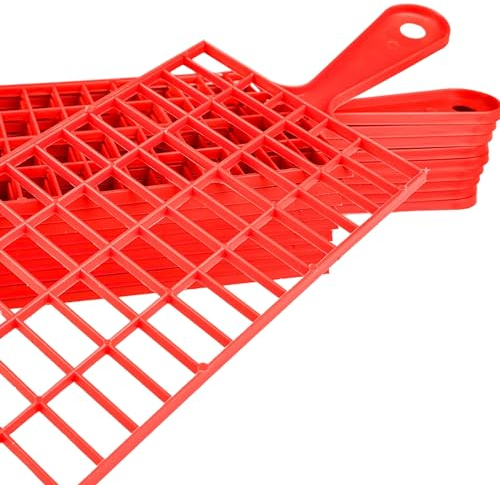 Abstreifgitter verschiedene Größen Farbgitter aus Kunststoff, Malergitter, Abrollgitter, Farbabstreifgitter, Malerzubehör, Malerwerkzeug, Variante:10x17cm (10 Stück)