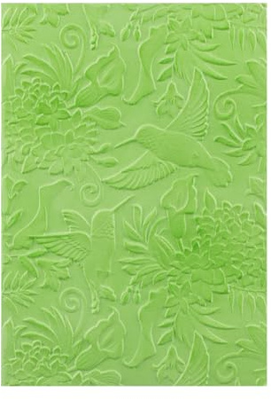 OTCRAFT 3D Flowers and Birds Embossing Folders for Card Making,Embossing Template Paper Card Embossing Stencil for DIY Scrapbooking Photo Album Card Paper Craft Decoration 6.3 L x 4.5 W.(16x11.5cm)