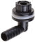 MOONDAME Adaptador de codo de conector de agua para tanque, para barriles de lluvia, acuarios, estanques o tanques de agua pequeños, accesorios de tubería de agua