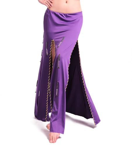 ROYAL SMEELA Falda Larga de Danza Oriental para Mujer Trajes Bailarina del Vientre Falda Largo Danza Vientre Mujer Disfraz la Danza del Vientre Faldas Baile Vientre Falda Bailarina Danza del Vientre