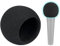 SOULWIT 4Pcs Microfoni Filtro Pop per Shure SM58/SM58 Pro/BETA 58A, Protezione Microfono Schiuma Mic Copri Parabrezza - Nero