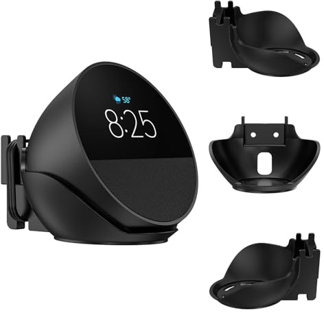 XLTTYWL Spot Stand, ABS Spot Accessori con Gestione dei Cavi, Premium Supporto Salvaspazio Gancio Montaggio a Parete per Spot 2024 (nero)