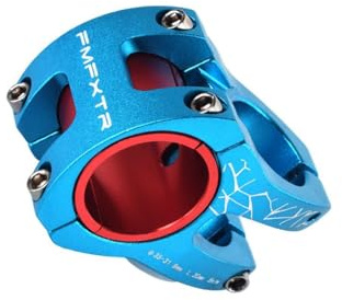 Zambuph Potencia de Manillar de Bicicleta montaña 8 mm/35 mm, Repuesto para Horquilla Delantera 6, aleación Aluminio Duradera, Manillar Corto Bicicleta montaña 31,8/35,