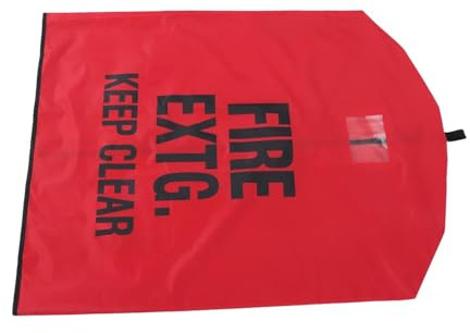 BAZEITFLOW Copertura per Estintore Rossa Resistente al Gelo Robusto per Sicurezza Industriale e Montaggio a Parete Esterno