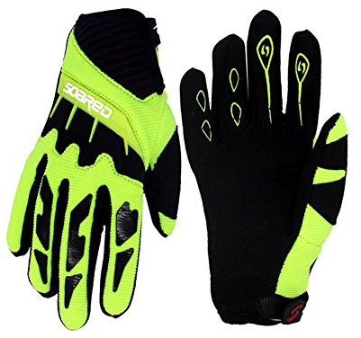 Gtopart - Guantes transpirables para niño, 50 g, para ciclismo o patines, color verde, tamaño XXS