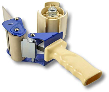 Profi Paketbandabroller/Klebebandabroller - Robuste Metall- + Kunststoffkonstruktion (Bis 75 mm breites Paketband)