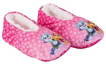 United Labels Paw Patrol/Peppa Pig Ballerine per ragazze e ragazzi ABS Pantofole invernali per bambini con fodera (Paw Patrol Rosa, 23)