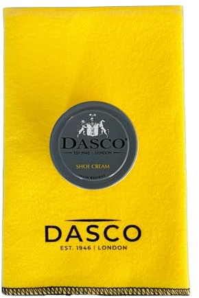 Dasco Cream Polish for All Smooth Leather with a Free Polishing Cloth-Pine Green
