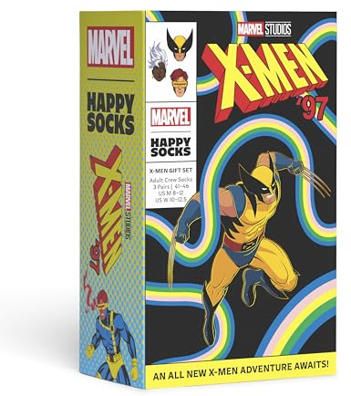 Happy Socks x Marvel™ - 3er Pack X-Men Socken Geschenkbox - Baumwollesocken