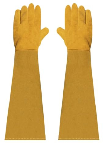 Sharplace Gants de soudage 1 paire Protection polyvalente de protection résistants Gants anti-morsures pour soudage, entraînement pour chats pour chats