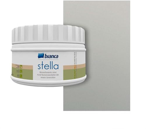 Bianca Stella Peinture de Meuble Premium Effet Métal pour Cuisine, Bronze, Brillant, 250ml, Laque de Meubles de Cuisine à Base d'Eau, Peinture Effet Métal pour Toutes Surfaces & Appareils Ménagers
