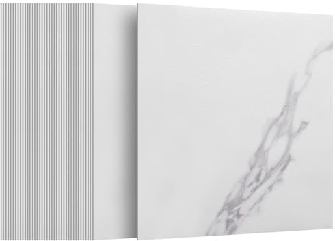 40pcs Vinyl Flooring, 30x30cm Peel & Stick Floor Tiles, Self Adhesive PVC Flooring Plank with Luxe Marble Effect, Floor Tiles Self Adhesive 1.5mm Thick Waterproof for Kitchen Office Home Floor Plank