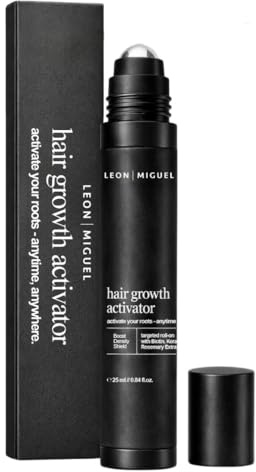 Leon Miguel Hair Growth Activator – hårserum för att stärka hårrötterna – roll-on med biotin och ginseng