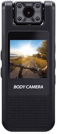Dpofirs 4K HD Portabel Actionkamera med 180 Graders Roterbar Design för Cykelsport, Handhållen WiFi-sändningskamera för Resevloggar ABS-material