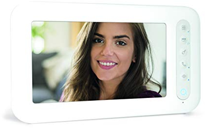 Avidsen - Interphone - Interphone vidéo - 2 Fils Station intérieure Blanc 1 pc(s), Fonction Monitoring pour surveiller Votre entrée Facilement - 112279