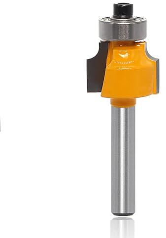 Round Over Router Bits 1/4 Inch Shank,Radius 1/8 Roundover Beading Router Bit, Corner Rounding Edge Forming, Round Over Edging Router Bits, by Akylin