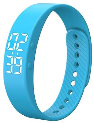 Montre de fitness pour femme - Podomètre sans application et téléphone portable - Tracker de fitness - Pour homme et fille - Bracelet de fitness - Tracker de sommeil - Montre numérique - Montre de