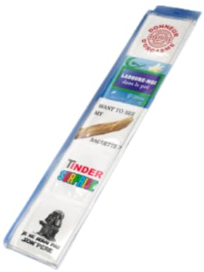 CALLVIN | Packung mit 5 Kristallkondomen | personalisierte Messung deiner Freude | lustige Geschenkidee | für lustige und unvergessliche Momente | aus feinem und strapazierfähigem Latex | bedruckt in