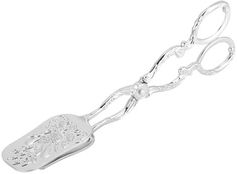 FLEXMAN Pince à Nourriture Vintage en Alliage de Zinc pour Buffet de Salades, Pince de Service pour Buffet, Fête, Restauration, Steak Frit, Crêpes, Salades de Fruits et Légumes