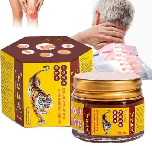 Unguento Massaggiante Erboristico Cinese Tradizionale 20g - Balsamo Lenitivo per Muscoli e Articolazioni - Olio Essenziale per il Benessere Fisico e il Sollievo da Tensione e Affaticamento