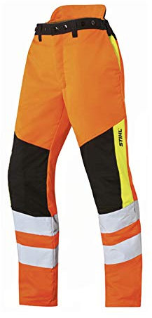Stihl Pantalone antitaglio 0088-399-0106 Protect MS SZ XL Arancione Alta visibilità