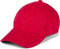 styleBREAKER 6-Panel Cap in Veloursleder Optik, Wildleder Optik, Baseball Cap, verstellbar, Unisex 04023049, Farbe:Rot