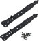 KOTARBAU® Set di 2 nastri da caricamento, 270 mm, chiusura stretta, elegante per porta, di alta qualità, ganci a croce