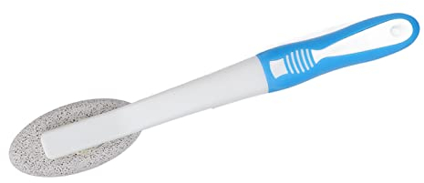 lyrlody Cepillo de Limpieza de Piedra Pómez, Cepillo de Baño de Piedra Pómez con Mango Antideslizante, Limpiador de Inodoro para Vitrocerámica, Azulejo de Inodoro