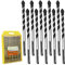 10PCS 6mm Professional Drill Bit Set for Tile, Porcelain, Ceramic, Concrete, Brick Wall, Glass, Plastic, Cement and Wood - Industrial Strength (6mm x 10pcs)