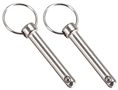 METALLIXITY Rapido Rilascio Perni (8mmx50mm) 2pz, Carbonio Acciaio Tirare Perno - per Cantiere Navale, Allestimento Navale, Capote Barca