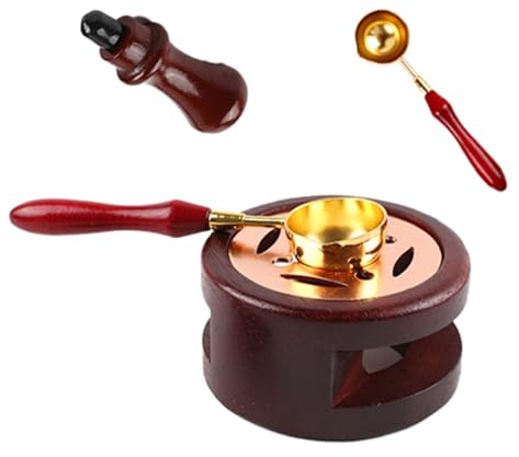 Roysmart Wachssiegel Stempel, Siegelwachsperlen, Siegelwachs Set, Wachssiegel Stempel Set für Wachssiegel Stempel Siegelstempel Wachsstempel Tool DIY Hochzeit Einladung