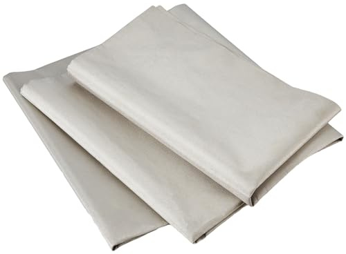 SUPerfINDINGS 6,56 fot/2 m Faraday-tyg militärkvalitet tyg 1,1 m/110 cm brett blankt mandelblockerande tyg polyestermaterial skydd tygskydd för WiFi-cell Bluetooth RFID EMP-skydd