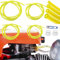 Dyiouxin Durite Essence,Tuyaux d'Essence,Durites de Carburant 60cm,Kit de Tuyau de Carburant,2 x 3.5mm,2.5 x 5mm,3 x 5mm,3 x 6mm,pour Souffleur Coupe-Bordure Tronçonneuse Debroussailleuse